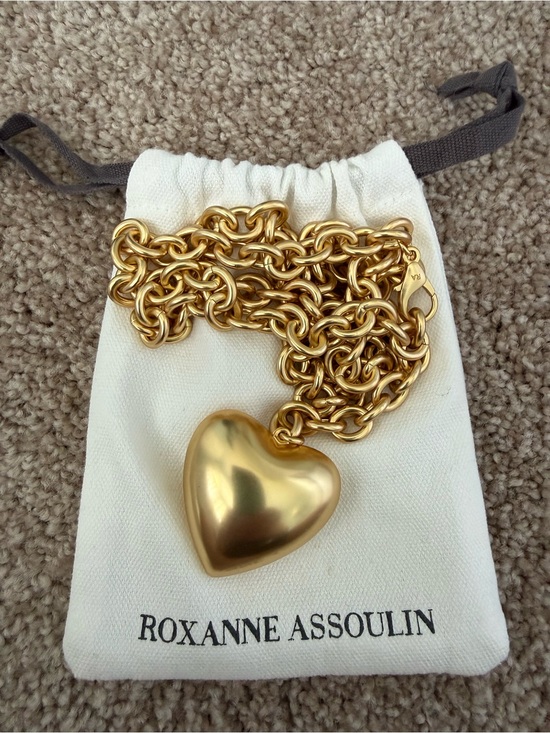 Roxanne Assoulin Jewelry - Roxanne Assoulin Gold Heart Pendant Statement Necklace